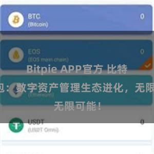 Bitpie APP官方 比特派钱包：数字资产管理生态进化，无限可能！