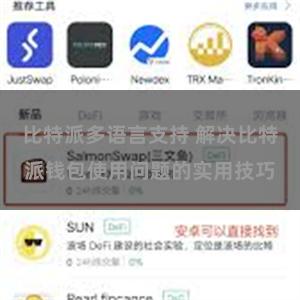 比特派多语言支持 解决比特派钱包使用问题的实用技巧