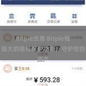 Bitpie交易 Bitpie钱包：强大的隐私保护功能，守护您的资产