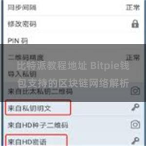 比特派教程地址 Bitpie钱包支持的区块链网络解析