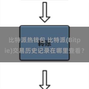 比特派热钱包 比特派(Bitpie)交易历史记录在哪里查看？