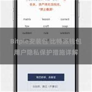 Bitpie安装包 比特派钱包用户隐私保护措施详解