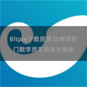 Bitpie下载资源 比特派热门数字货币种类大揭秘