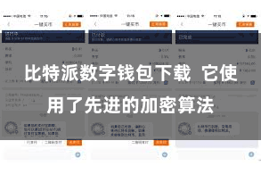 比特派数字钱包下载  它使用了先进的加密算法