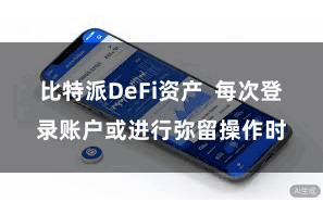 比特派DeFi资产  每次登录账户或进行弥留操作时