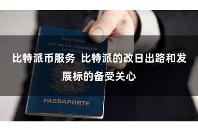 比特派币服务  比特派的改日出路和发展标的备受关心